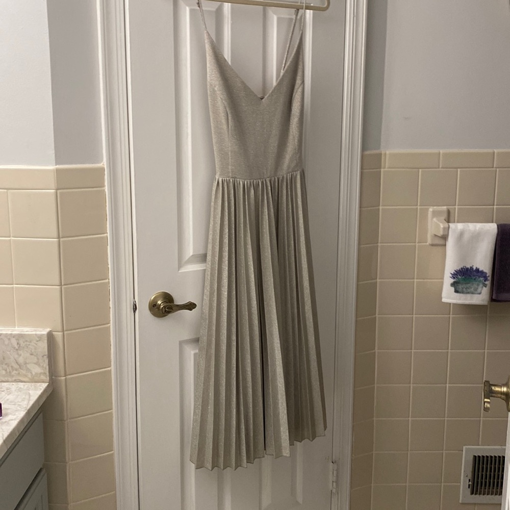 Cocktail dress with spaghetti straps